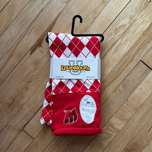 Wisconsin Badgers patterned leggings